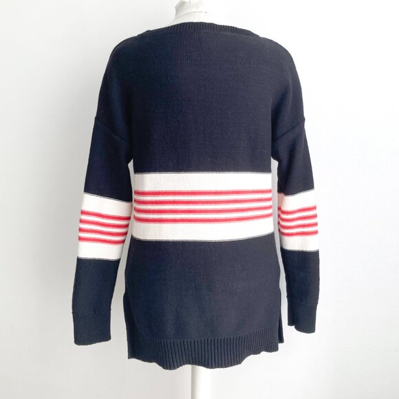 Ann Taylor Sporty Stripe Sweater - Picture 3 of 10